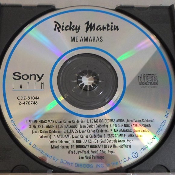 Ricky Martin CD - Me Amarás - Picture 3 of 5